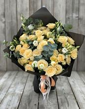 Букет цветов из:  Розы и Лизиантусы #REPLACE_PRED# Старомышастовской
