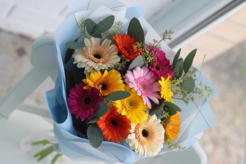 Букет цветов из: Герберы в Старомышастовской