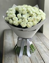 Букет 35 Белых роз в Старомышастовской