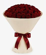 Букет 101 Бордовая роза Блэк Бакарра в Старомышастовской