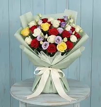Букет цветов из:  Розы #REPLACE_PRED# Старомышастовской