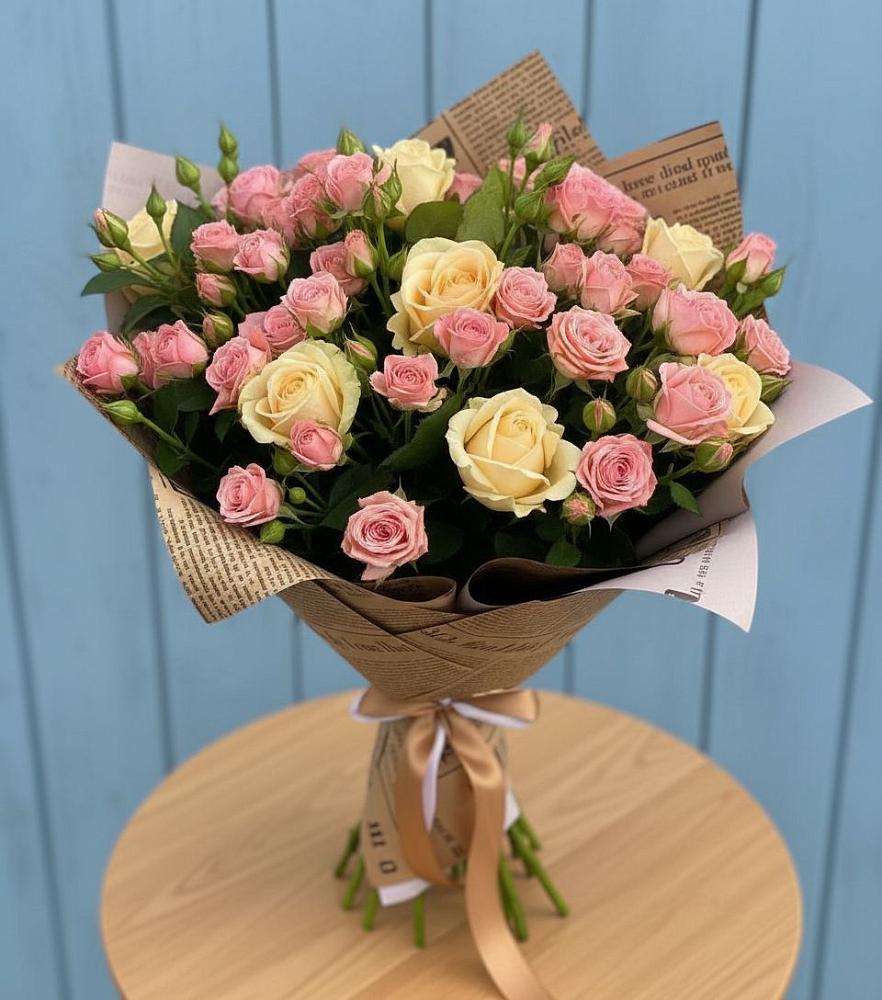 Букет цветов из: Розы в Старомышастовской