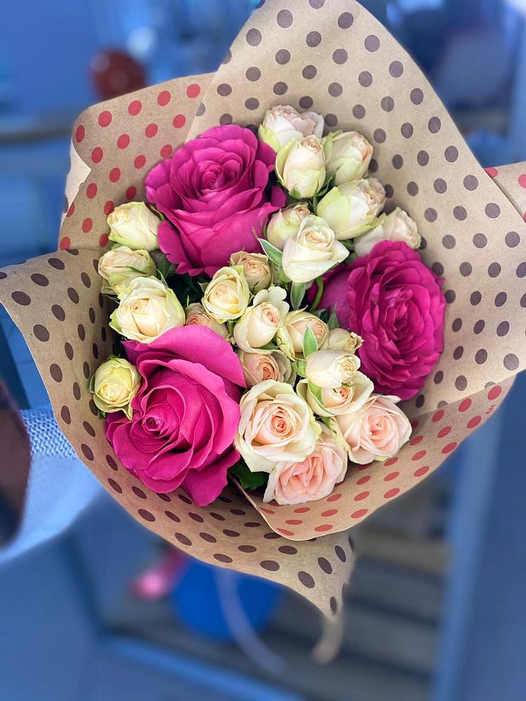 Букет цветов из: Розы в Старомышастовской