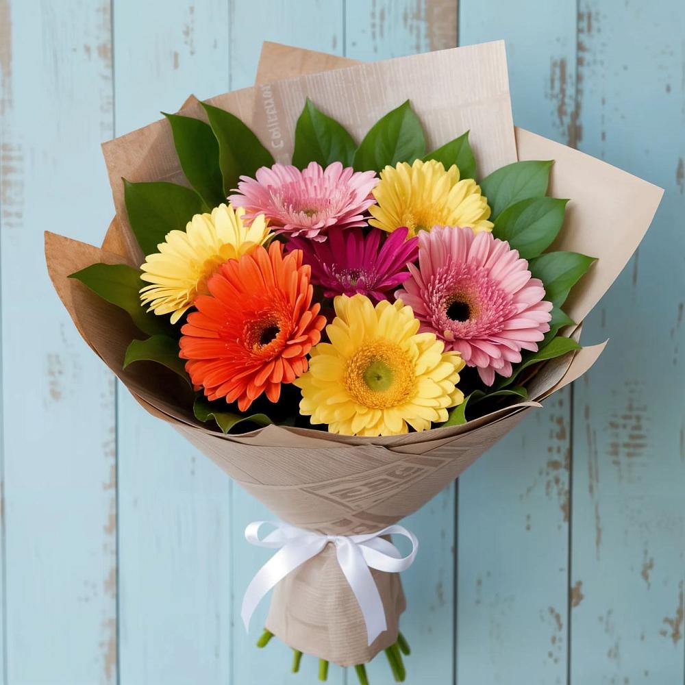 Букет цветов из: Герберы в Старомышастовской