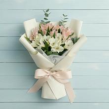 Букет цветов из:  Альстромерии в Старомышастовской