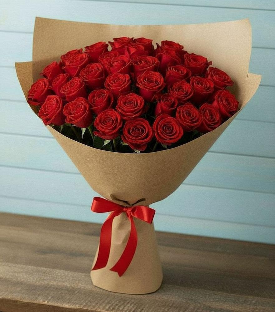Букет Красные розы Милано в Старомышастовской