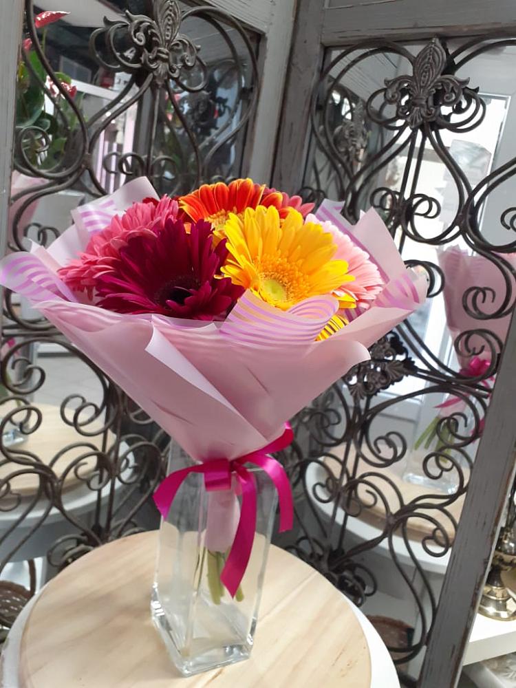 Букет цветов из: Герберы в Старомышастовской