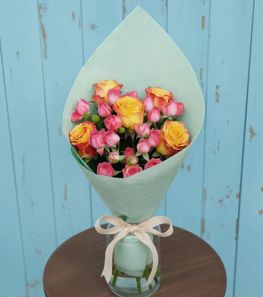 Букет цветов из: Розы в Старомышастовской