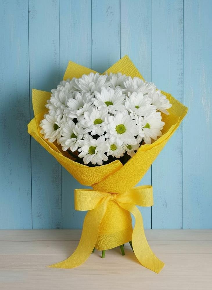 Букет цветов из: Хризантемы в Старомышастовской