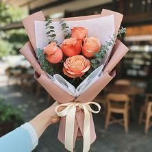 Букет цветов из:  Розы в Старомышастовской