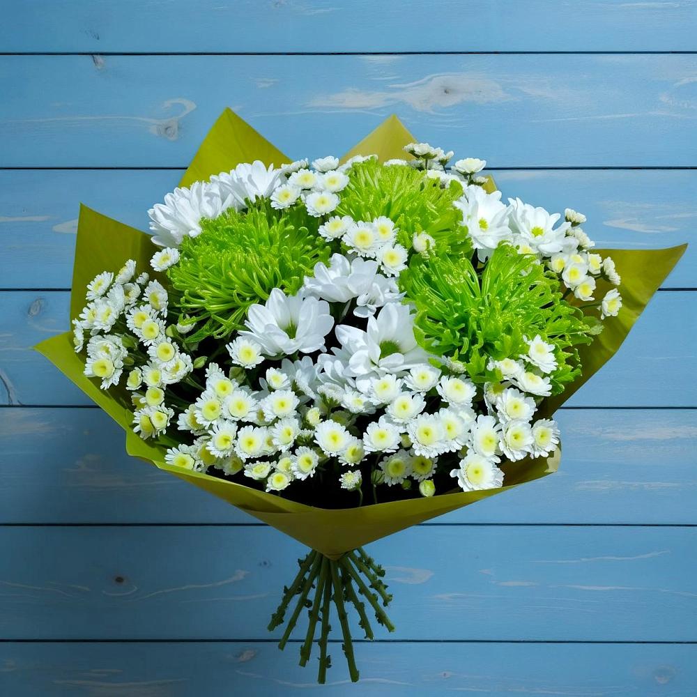 Букет цветов из: Хризантемы в Старомышастовской