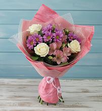 Букет цветов из:  Герберы #REPLACE_PRED# Старомышастовской