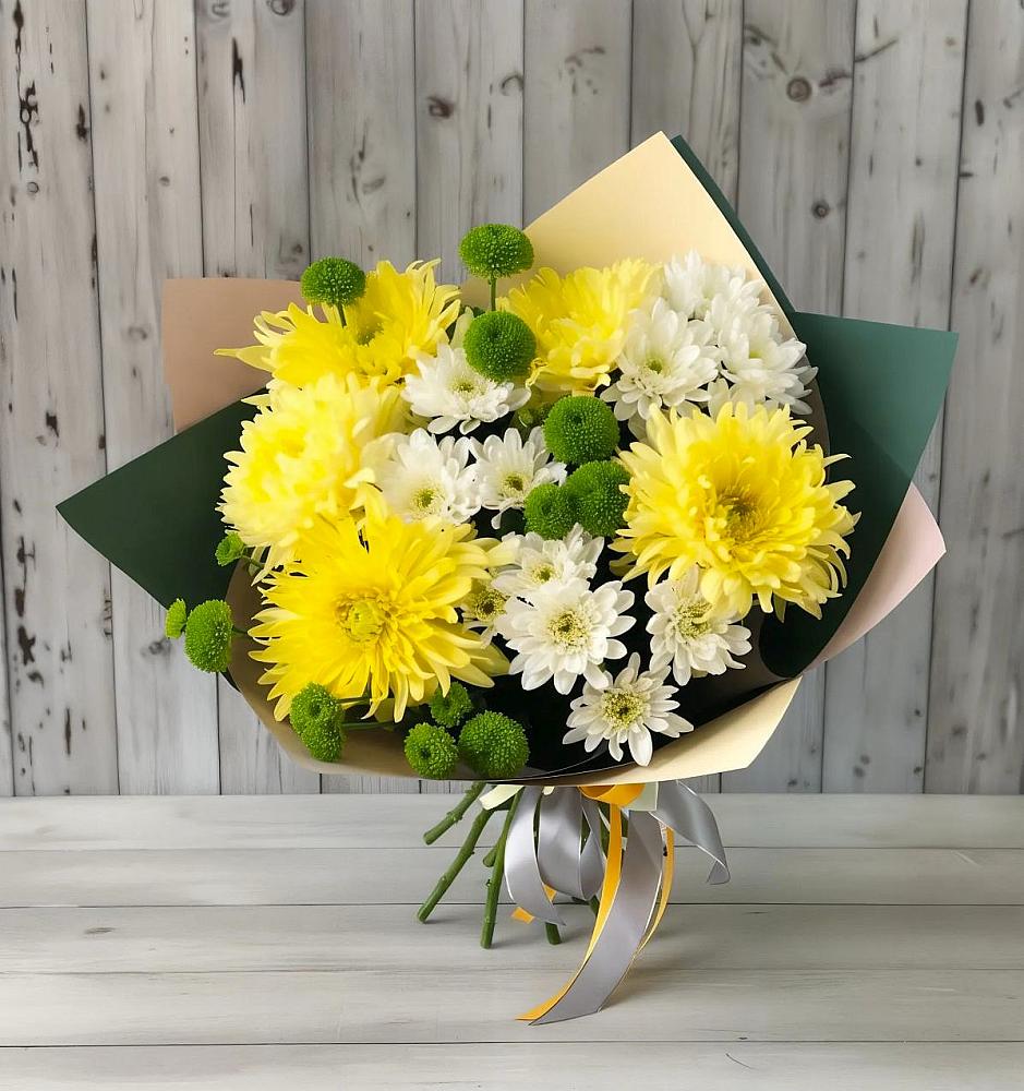 Букет цветов из: Хризантемы в Старомышастовской