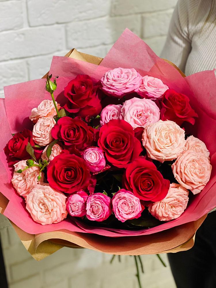 Букет цветов из: Розы в Старомышастовской