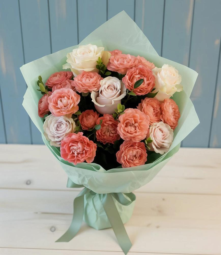 Букет цветов из: Розы в Старомышастовской