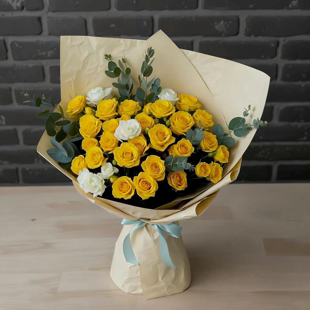 Букет цветов из: Розы в Старомышастовской