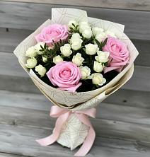 Букет цветов из:  Розы в Старомышастовской