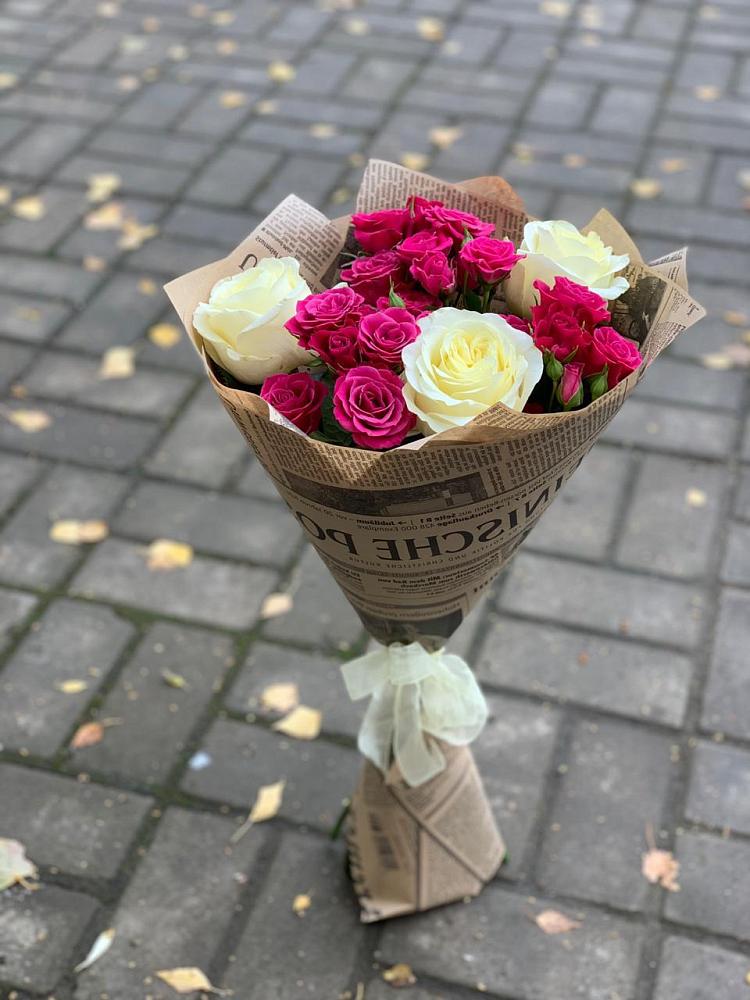 Букет цветов из: Розы в Старомышастовской