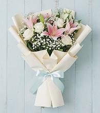 Букет цветов из:  Лилии в Старомышастовской