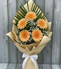 Букет цветов из:  Герберы в Старомышастовской