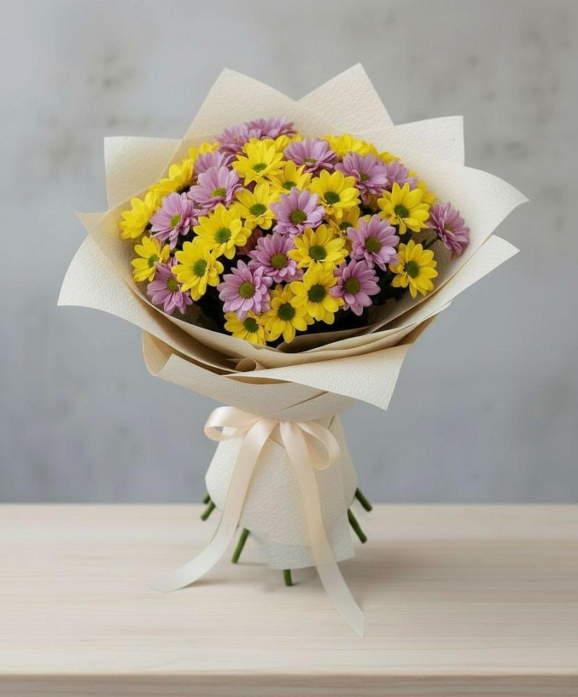 Букет цветов из: Хризантемы в Старомышастовской
